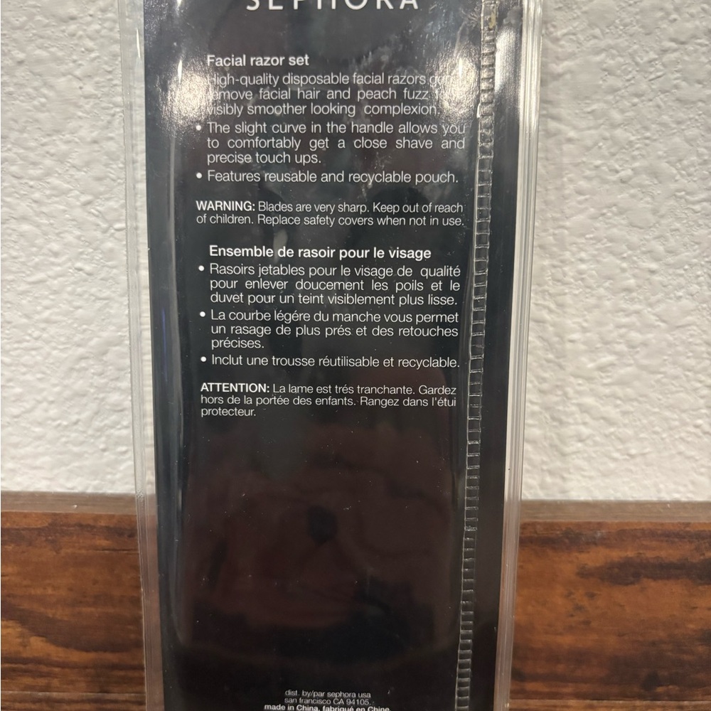Sephora Facial Razor Set - 3 pack- New - Picture 2 of 2